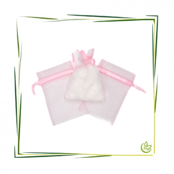 Organza Beutel Rosa (10x15cm)